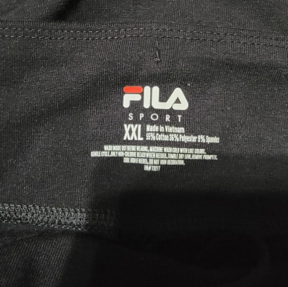 Fila Sport Black Athletic/Yoga Pants Size XXL - Picture 6 of 9